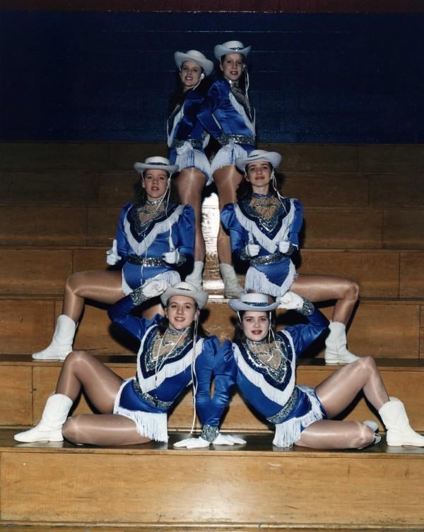 1994 - 1995 - Quinlan Ford High School Blue Belles Drill Team